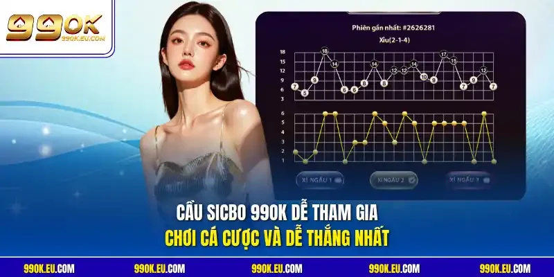 Cầu Sicbo 99OK dễ tham gia chơi cá cược và dễ thắng nhất