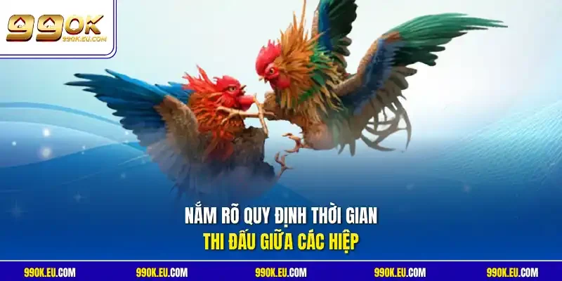 Nắm rõ quy định thời gian thi đấu giữa các hiệp